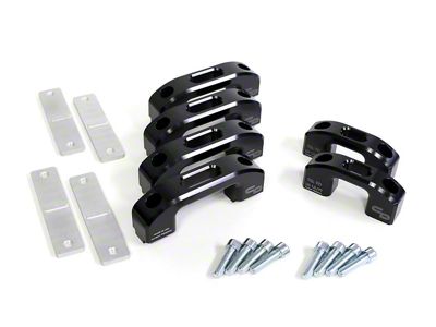 Charvonia Design Tie-Down Kit; Black Anodize (05-25 Tacoma)
