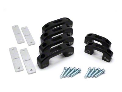 Charvonia Design Tie-Down Kit; Black Textured (05-25 Tacoma)