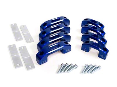 Charvonia Design Tie-Down Kit; Blue Anodize (07-25 Tundra)
