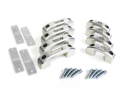 Charvonia Design Tie-Down Kit; Silver Anodize (07-25 Tundra)