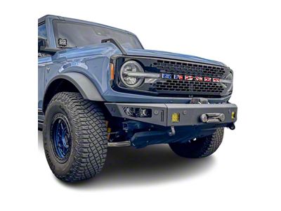 Chassis Unlimited Octane Series Winch Front Bumper; Black Textured (21-25 Bronco, Excluding Raptor)