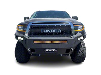 Chassis Unlimited Octane Series Winch Front Bumper; Not Pre-Drilled for Front Parking Sensors; Black Textured (07-13 Tundra)