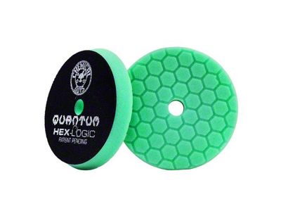 Chemical Guys Green Hex-Logic Quantum Heavy Polishing Pad; 6.50-Inch