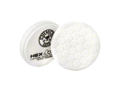 Chemical Guys White Hex-Logic Light-Medium Polishing Pad; 4-Inch