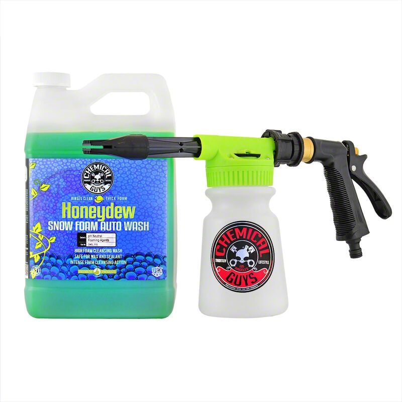 Chemical Guys Tundra Foam Blaster 6 Wash Gun and Honeydew Snow Foam