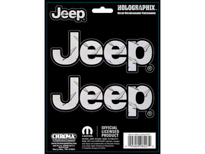 Jeep Treaded Holographic Decals