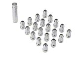Chrome 6-Spline Lug Nut Kit; 1/2-Inch x 20; Set of 20 (07-18 Jeep Wrangler JK)