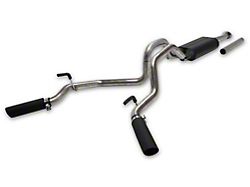 C&L Dual Exhaust System with Black Tips; Side Exit (16-23 3.5L Tacoma)