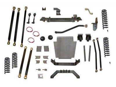 Clayton Off Road 6.50-Inch Pro Series 3-Link Long Arm Suspension Lift Kit with Rear Coil Conversion (84-01 Jeep Cherokee XJ)