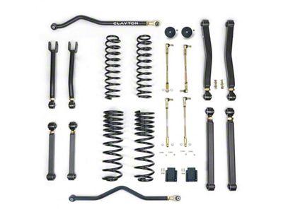 Clayton Off Road 1.50-Inch Overland Plus Suspension Lift Kit (20-25 3.0L EcoDiesel Jeep Gladiator JT)
