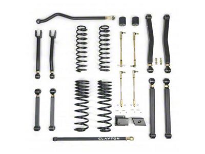 Clayton Off Road 2.50-Inch Overland Plus Suspension Lift Kit (20-25 3.6L Jeep Gladiator JT)