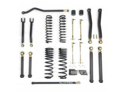 Clayton Off Road 2.50-Inch Premium Suspension Lift Kit (21-25 3.0L EcoDiesel Jeep Gladiator JT)