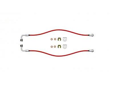 Clayton Off Road Rear Brake Lines for 0 to 5-Inch Lift (20-25 Jeep Gladiator JT)