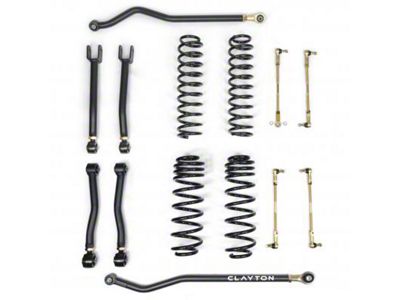 Clayton Off Road 1.50-Inch Ride Right+ Suspension Lift Kit (18-25 2.0L or 3.6L Jeep Wrangler JL 2-Door)