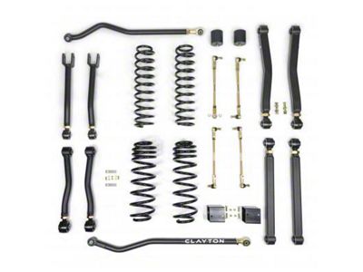Clayton Off Road 3.50-Inch Overland Plus Suspension Lift Kit (18-25 2.0L or 3.6L Jeep Wrangler JL)