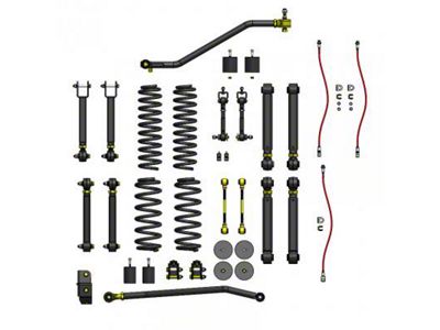 Clayton Off Road 4-Inch Overland Plus Short Arm Suspension Lift Kit (97-06 Jeep Wrangler TJ)