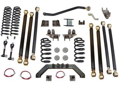 Clayton Off Road 4-Inch Pro Series 3-Link Long Arm Suspension Lift Kit (97-06 Jeep Wrangler TJ, Excluding Unlimited)