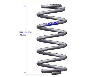 Clayton Off Road 4-Inch Rear Lift Coil Springs (97-06 Jeep Wrangler TJ)