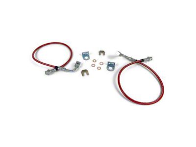 Clayton Off Road Front and Rear Brake Lines for 0 to 6-Inch Lift (07-18 Jeep Wrangler JK)