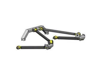 Clayton Off Road Pro Series Rear Long Arm Upgrade Kit (97-06 Jeep Wrangler TJ, Excluding Unlimited)