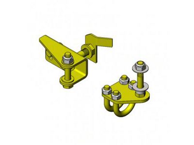 Clayton Off Road Steering Stabilizer Relocation Bracket Kit (18-25 Jeep Wrangler JL)