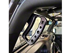 CMM Offroad Front Loop Grab Handles; Orange (07-18 Jeep Wrangler JK)