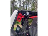 CMM Offroad Front Loop Grab Handles; Red (87-06 Jeep Wrangler YJ & TJ)