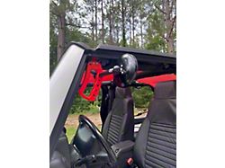 CMM Offroad Front Loop Grab Handles; Red (87-06 Jeep Wrangler YJ & TJ)