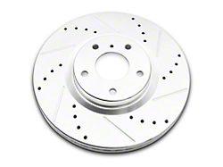 C&L Super Sport Cross-Drilled and Slotted 5-Lug Rotor; Front Passenger Side (05-15 Tacoma)