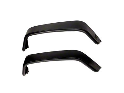 Combat Off Road Full Assault Rear Aluminum Fender Kit; Black (20-25 Jeep Gladiator JT)