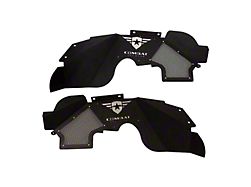 Combat Off Road Battle Ready Aluminum Inner Fender Kit; Front (07-18 Jeep Wrangler JK)
