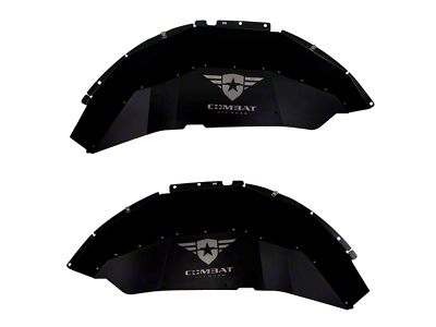 Combat Off Road Battle Ready Aluminum Inner Fender Kit; Rear (18-25 Jeep Wrangler JL)