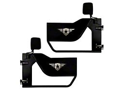 Combat Off Road Mission Tube Doors; Front (07-18 Jeep Wrangler JK)