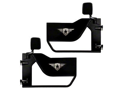 Combat Off Road Mission Tube Doors; Front (07-18 Jeep Wrangler JK)