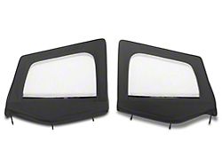 RedRock Door Skins with Frame; Black Denim (87-95 Jeep Wrangler YJ)