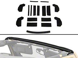 Windshield Frame Weatherstrip and Hard Top Seal Kit (07-18 Jeep Wrangler JK)