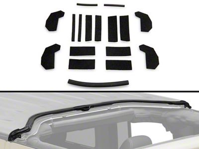 Crown Automotive Hard Top and Roof Seal Kit (07-18 Jeep Wrangler JK 4-Door)