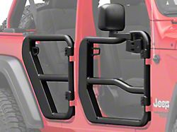 Rugged Ridge Fortis Front and Rear Tube Doors with Mirrors (18-25 Jeep Wrangler JL 4-Door)