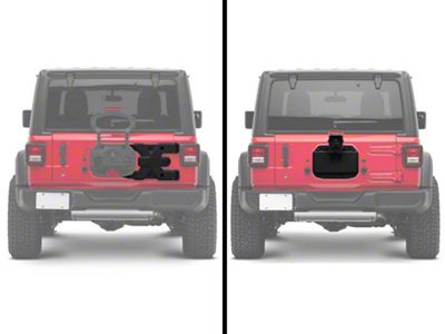 Rugged Ridge Spartacus HD Tire Carrier Wheel Mount with Hinge Casting (18-25 Jeep Wrangler JL)