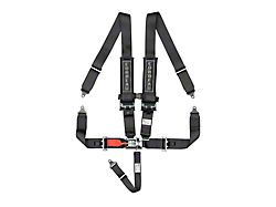 Corbeau 3-Inch 5-Point Latch and Link Harness Belt; Black (Universal; Some Adaptation May Be Required)