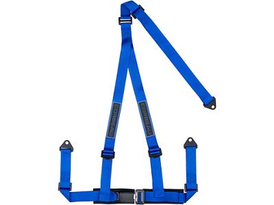 Corbeau 2-Inch 3-Point Bolt-In Harness Belt; Blue (Universal; Some Adaptation May Be Required)