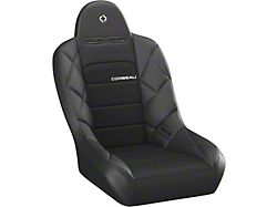 Corbeau Baja JP Suspension Seat; Black Vinyl/Cloth (Universal; Some Adaptation May Be Required)