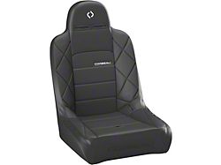 Corbeau Baja JP Wide Suspension Seat; Black Vinyl (Universal; Some Adaptation May Be Required)