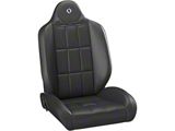 Corbeau Baja RS Suspension Seats; Black Vinyl; Pair (Universal; Some Adaptation May Be Required)