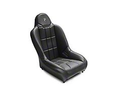 Corbeau Baja SS Suspension Seat; Black Vinyl (Universal; Some Adaptation May Be Required)