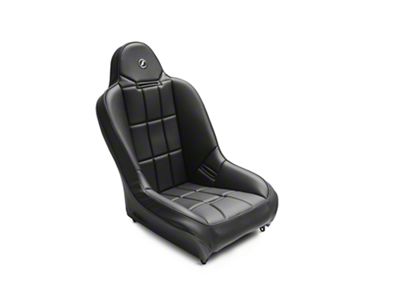 Corbeau Baja SS Suspension Seat; Black Vinyl (Universal; Some Adaptation May Be Required)