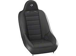 Corbeau Baja Ultra Suspension Seat; Black Vinyl/Cloth (Universal; Some Adaptation May Be Required)
