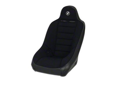 Corbeau Baja Ultra Suspension Seat; Black Vinyl/Cloth (Universal; Some Adaptation May Be Required)