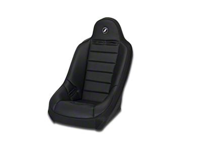 Corbeau Baja Ultra Wide Suspension Seat; Black Vinyl (Universal; Some Adaptation May Be Required)