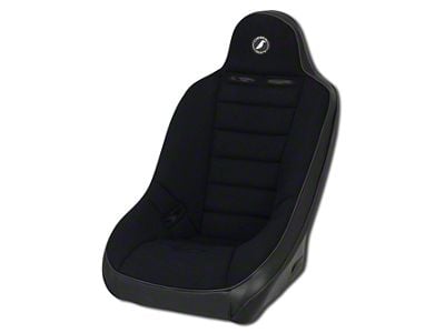 Corbeau Baja Ultra Wide Suspension Seat; Black Vinyl/Cloth (Universal; Some Adaptation May Be Required)